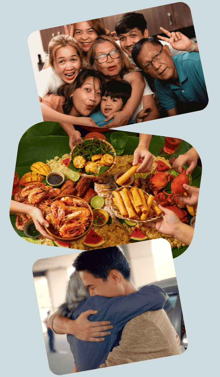 Filipino family reunion